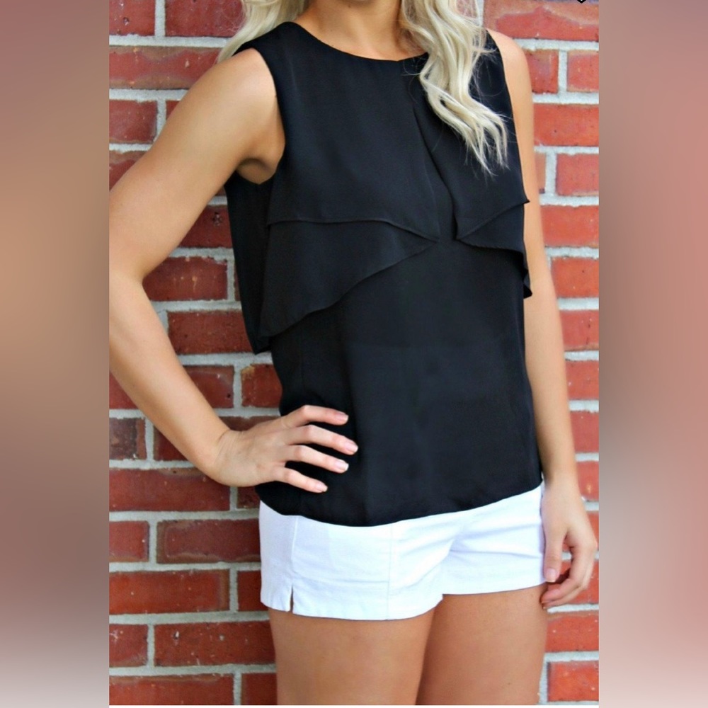 H&M | Sleeveless black stretchy Top | Size M